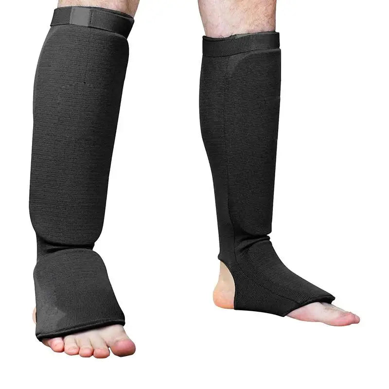 Muay Thai & Kickboxing Shin Guards with Ankle Protection-2